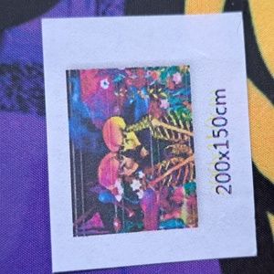 Floral Psychedelic Skeletons Love Fabric Tapestry Flag 200cm x 150 NEW